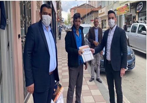 AK Parti Doğanşehir’de Maske Dağıttı