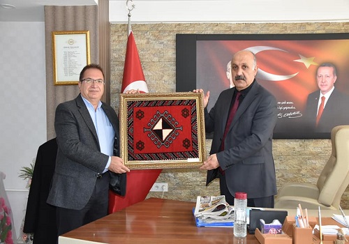 Başkanı Ali Kazgan, Başkan Durali Zelyurt’u Ziyaret Etti
